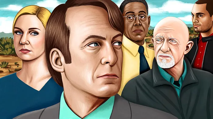 Editorial illustration of Better Call Saul