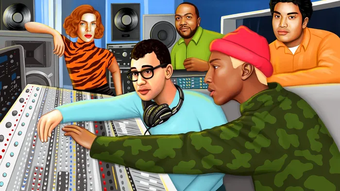 21 century producers painting for Bill board