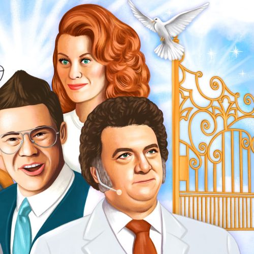 Painting of Righteous Gemstones for The Ringer