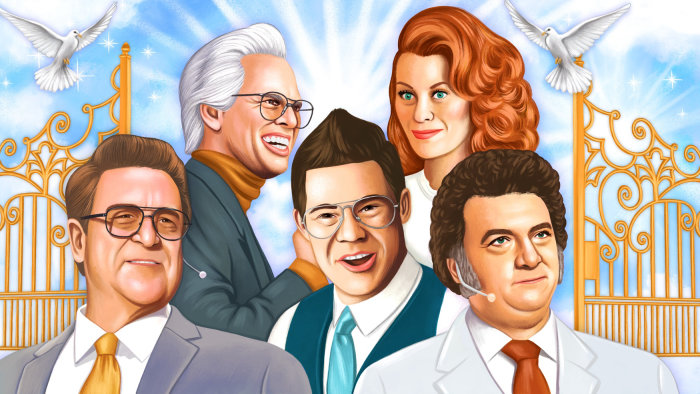 Painting of Righteous Gemstones for The Ringer