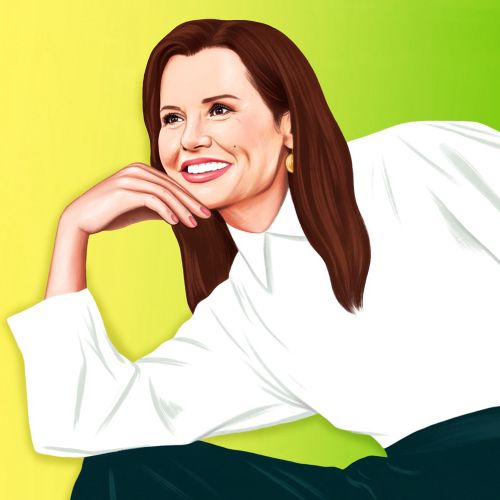 Portrait of a "Geena Davis" for The New Yorker