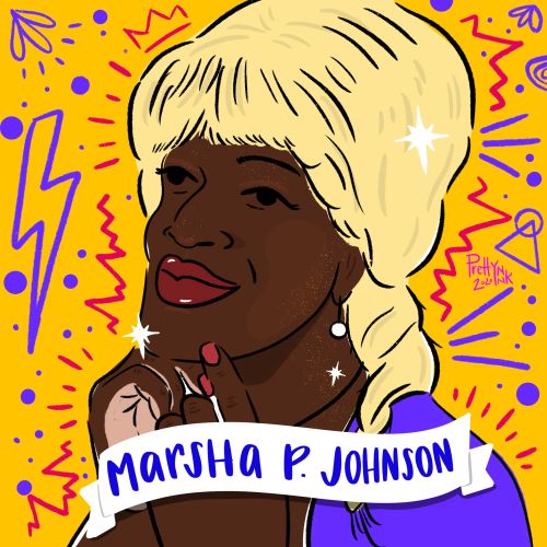 Portrait of Marsha P Johnson