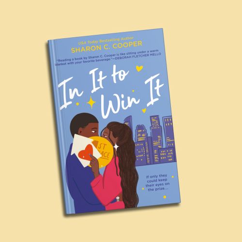 Front cover design of "In It to Win It" book