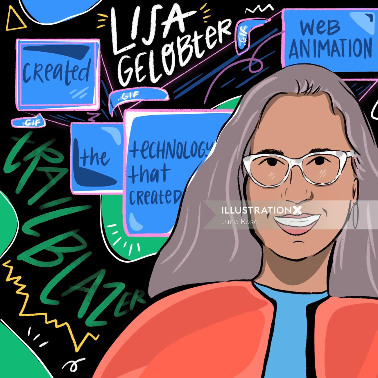 Portrait de l&#39;informaticienne, Lisa Gelobter