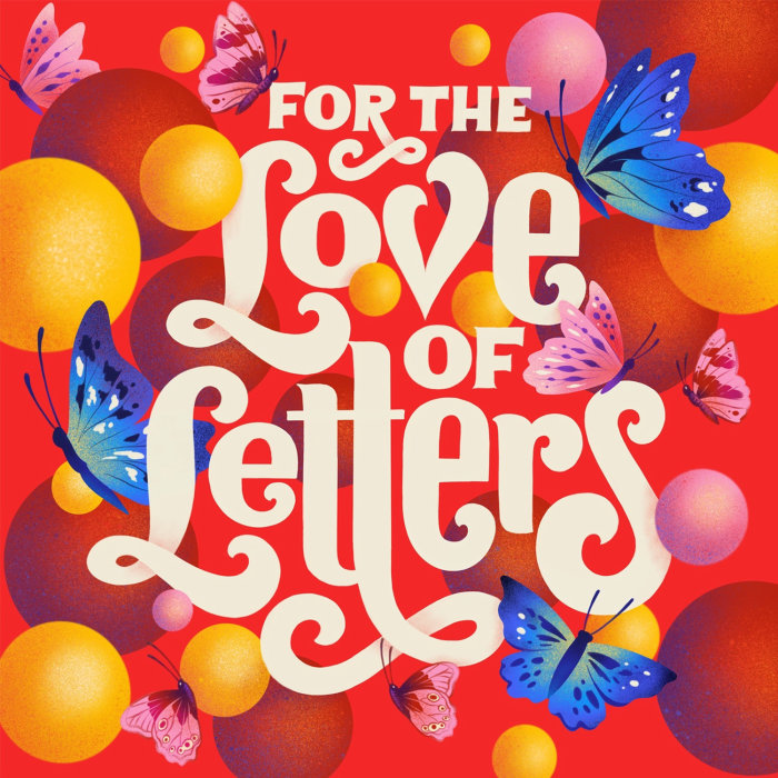 Digital illustration 'For the Love of Letters' 