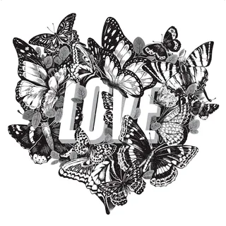 Lettering illustration of "Love"