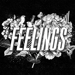 'Feelings' lettering from a personal art series ‘Love’ by Jyotirmayee Patra