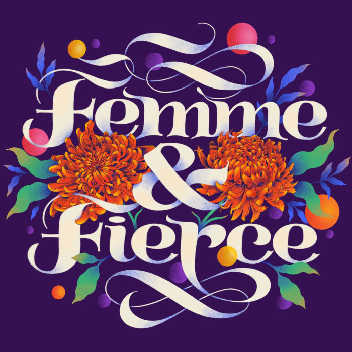 Social post for International Women's Day 2019 for Femme & Fierce