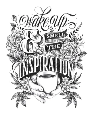 Hand lettered quotes for the daily dose of inspiration