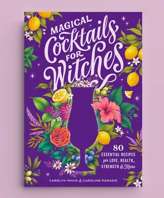 Magical Cocktails for Witches' recipe book cover