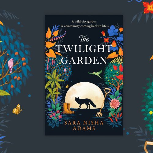 The Twilight Garden' book jacket design