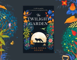 Design da capa do livro The Twilight Garden