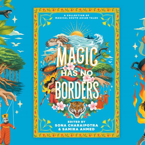 Cover design for the book 'Magic has no borders'