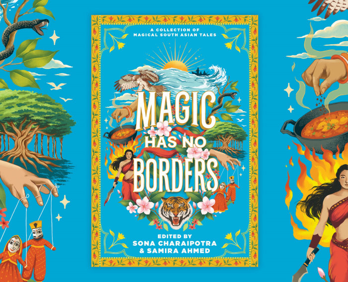 Cover design for the book 'Magic has no borders'