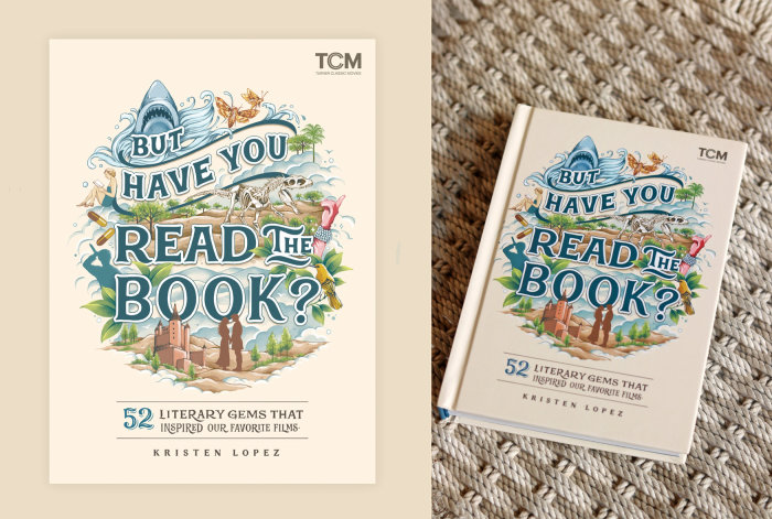 Book jacket design for 'But Have You Read the Book?'