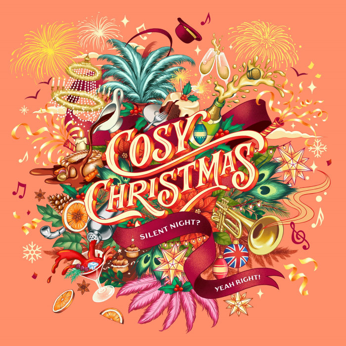 Cosy club Christmas campaign artwork