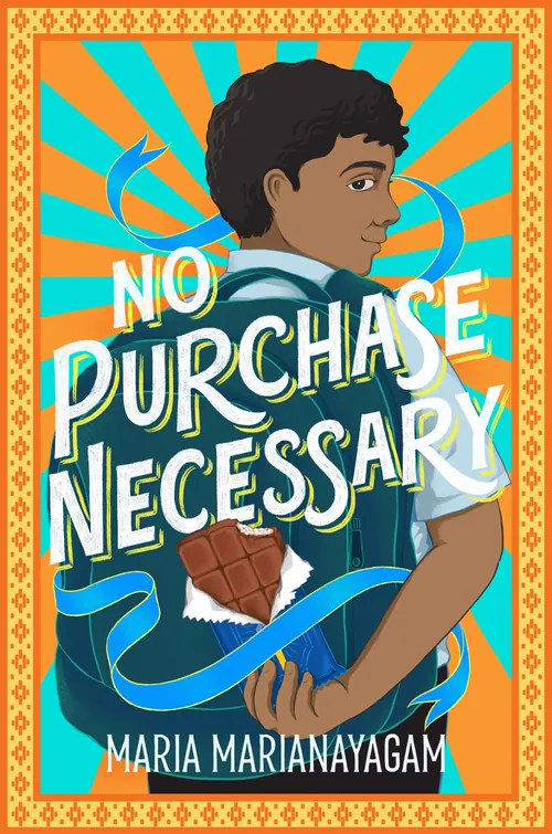 Book cover of No Purchase Necessary by Maria Marianayagam, art by Jyotirmayee Patra