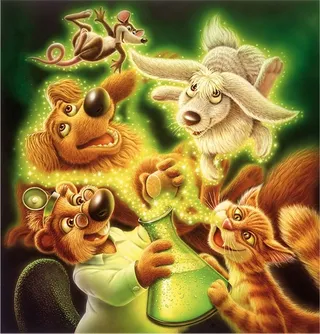 Cartoon & Humour magic animals
