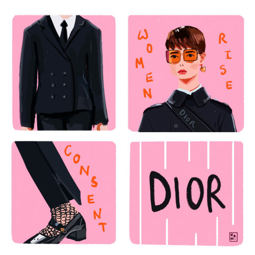 Gif animé mode Christian Dior