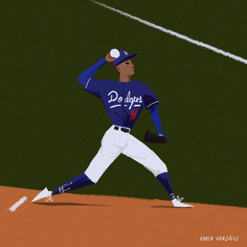 Arte digital de deportes de béisbol