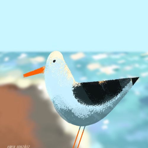 Piper Bird painting
