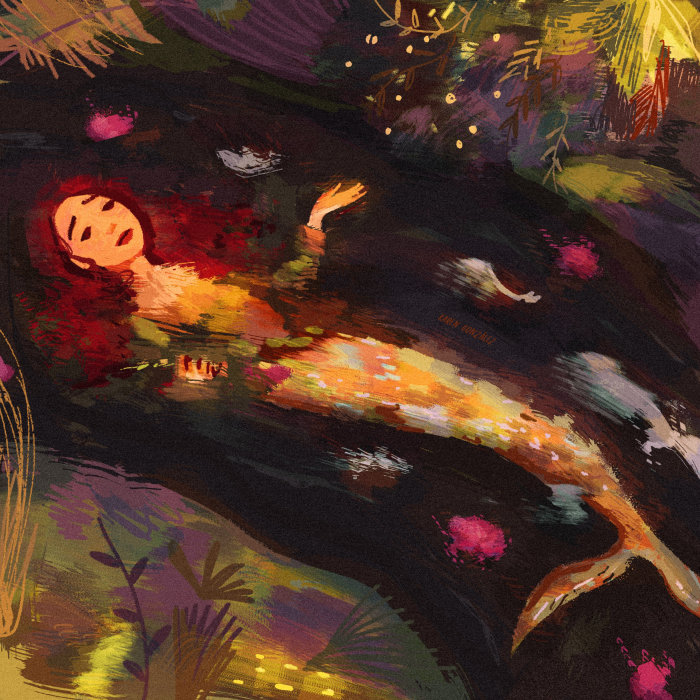 Mermaid digital painting