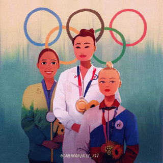 Podium olympique