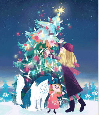 クリスマスツリーのアニメーション
