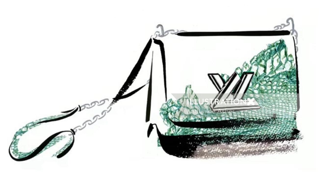 Louis Vuitton graphical video by Katharine Asher