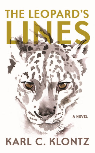 dibujo lineal de leopardo
