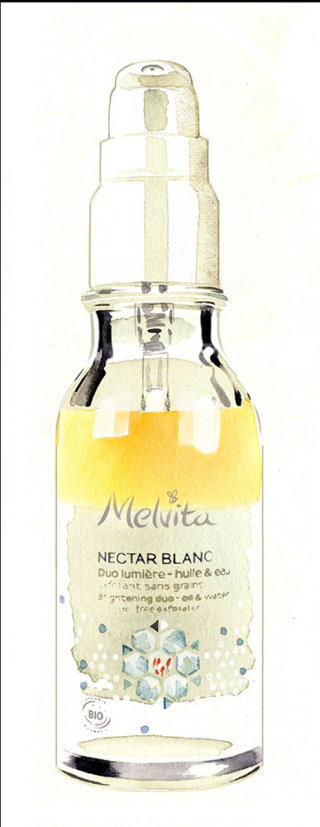 Embalagem de cosméticos naturais Melvita-Nectar Blanc