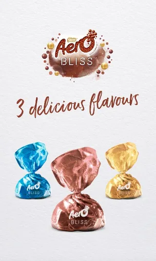 Aero bliss chocolate illustration 