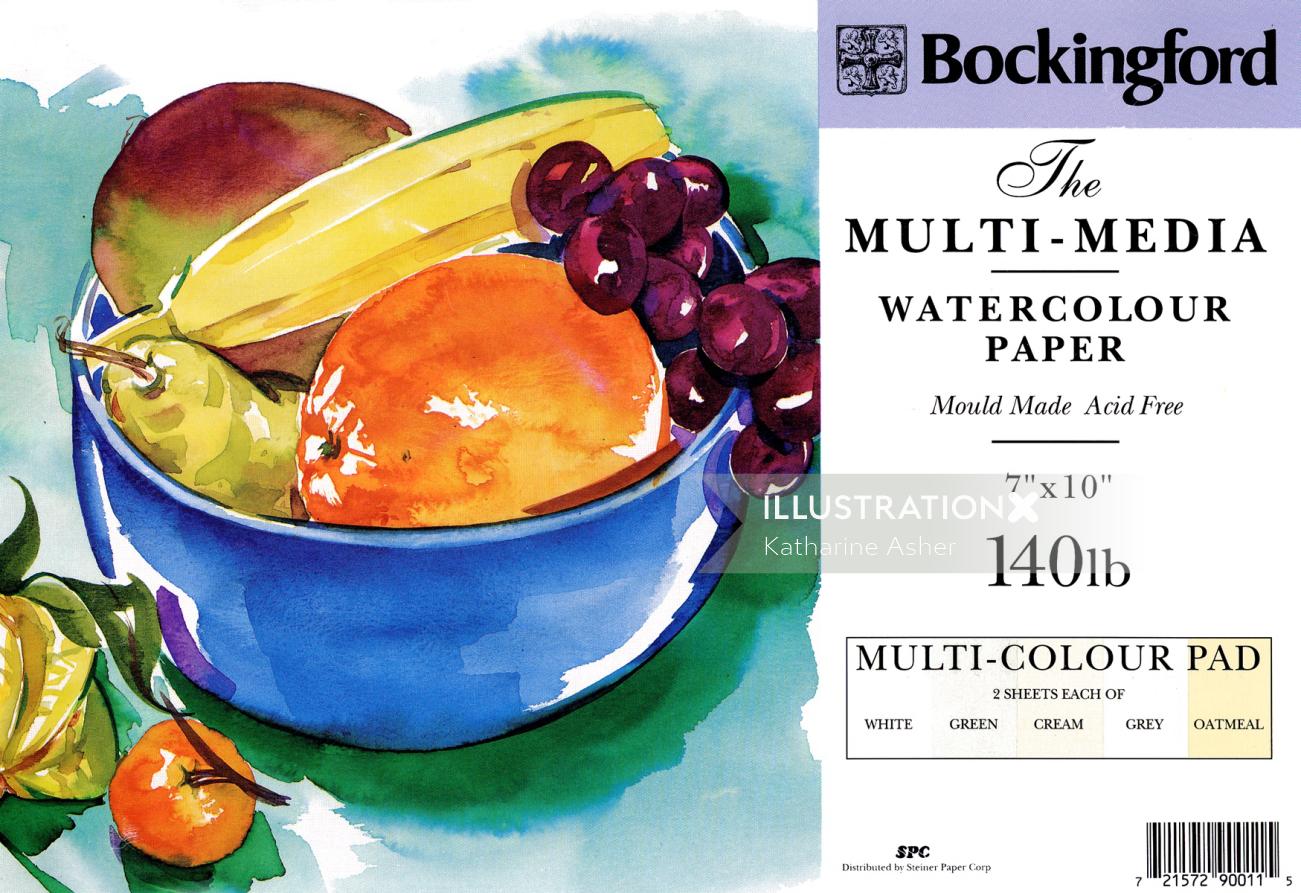 Packaging Bockingford watercolour

