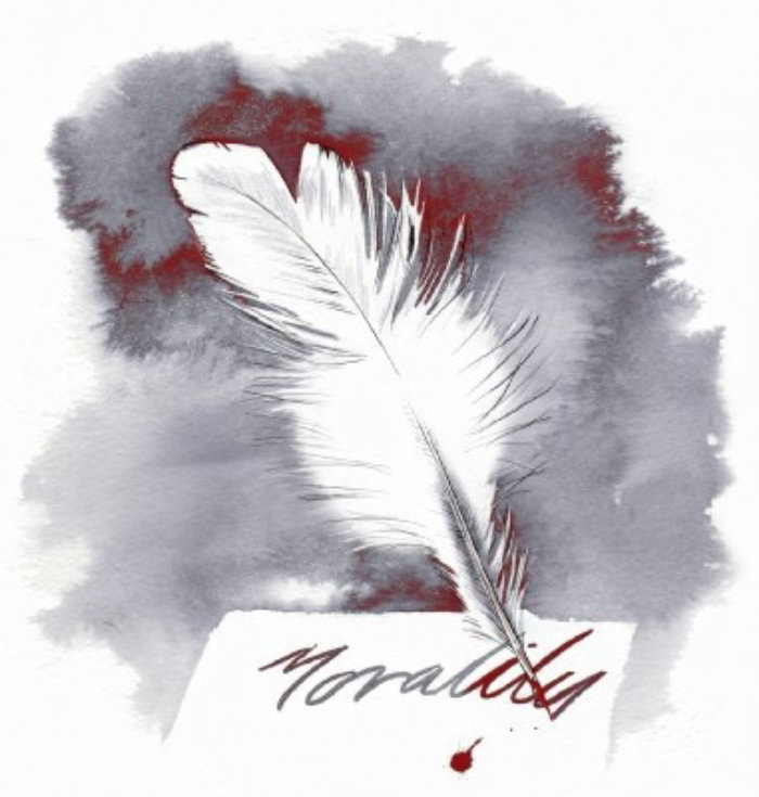 キャサリン・アッシャーによる白い羽のイラスト