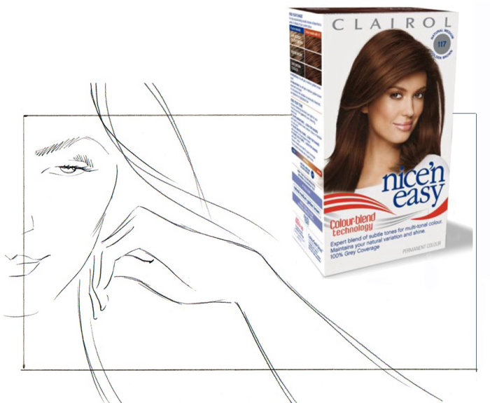 Storyboard for Clairol Hair care