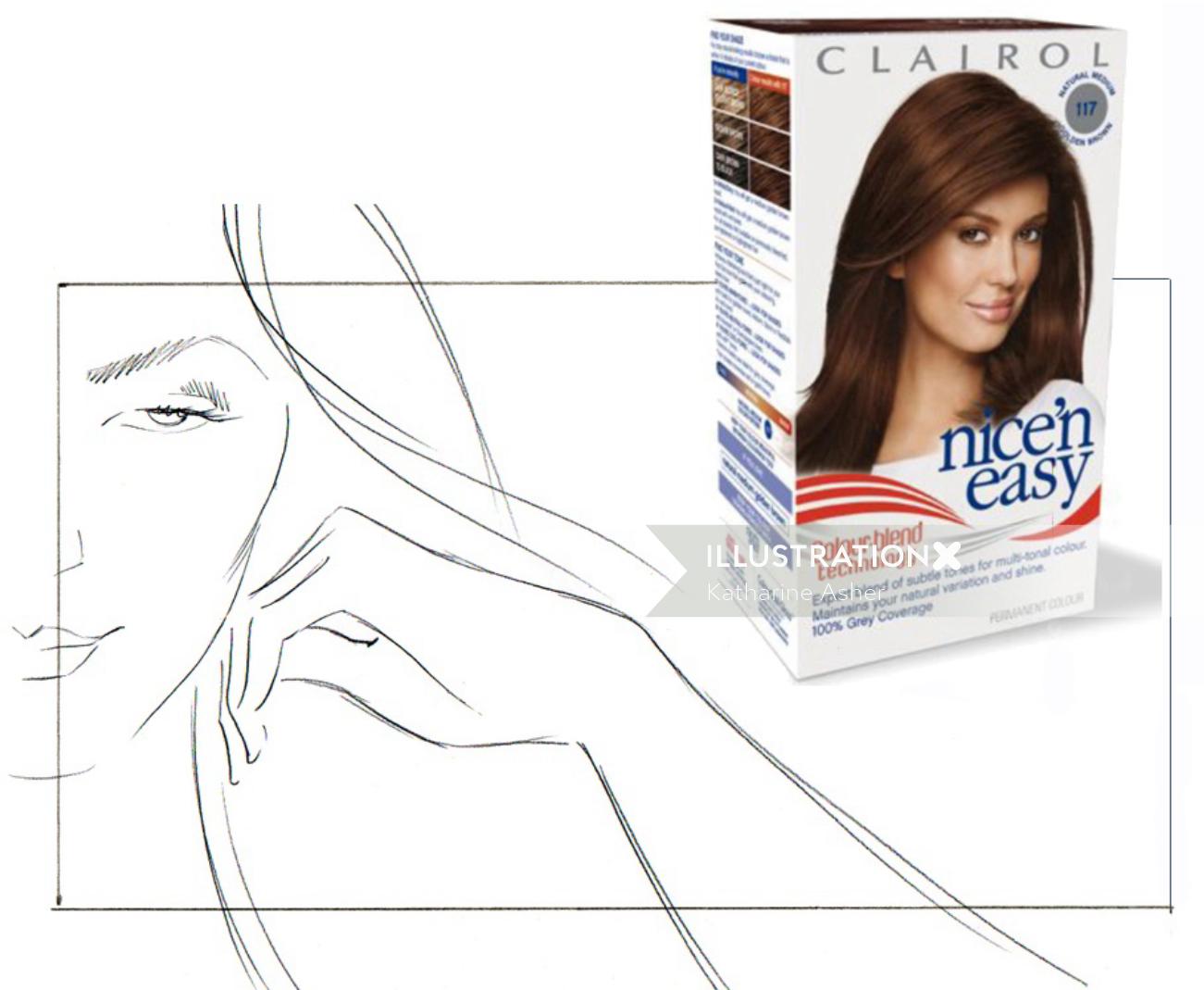 Storyboard for Clairol Hair care