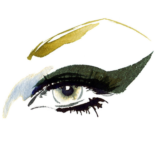 Ilustração do olho por Katharine Asher