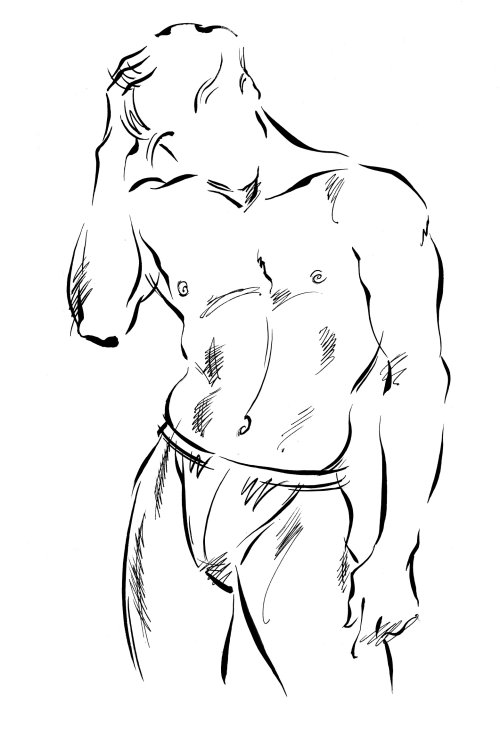 An illustration of Man body shape