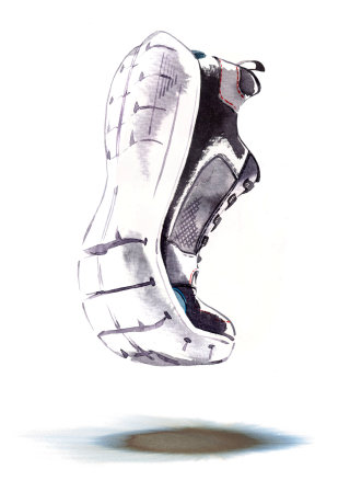 Illustration de chaussure de sport Rockport
