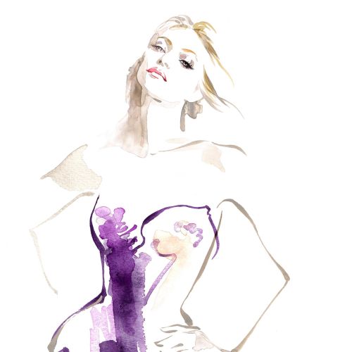 Katharine Asher Fashion and Beauty International Fashion & Beauty llustrator. UK
