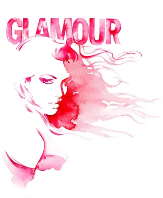 An illustration for Glamour magazine by Katharine Asher