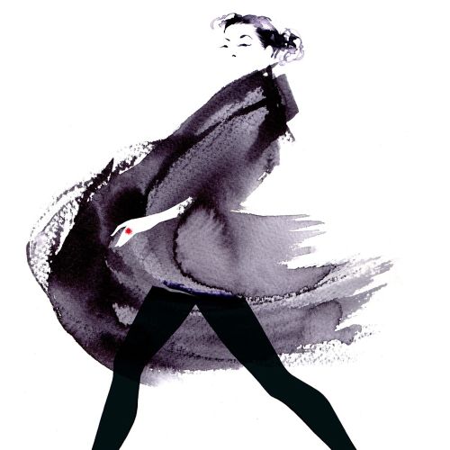 Katharine Asher Fashion and Beauty Illustratrice internationale Mode & Beauté. ROYAUME-UNI