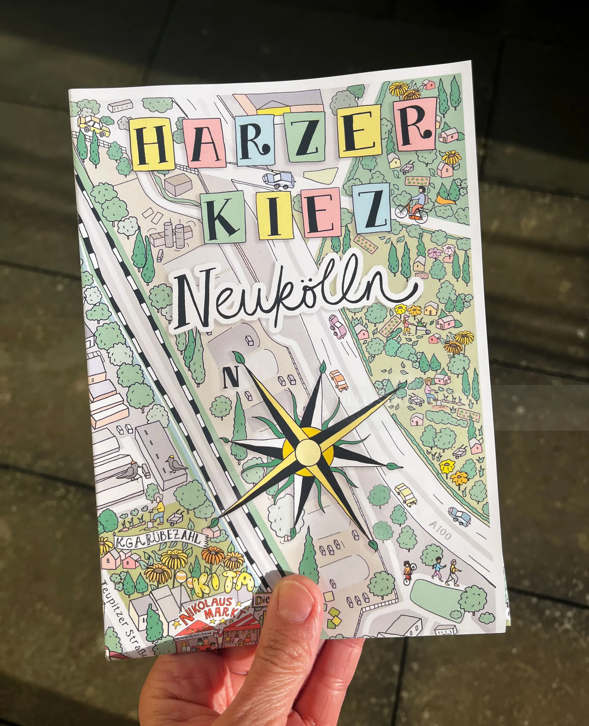 Couverture illustrée de Harzer Kiez Neukölln par Katherine Kannon