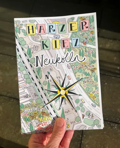 Couverture illustrée de Harzer Kiez Neukölln par Katherine Kannon