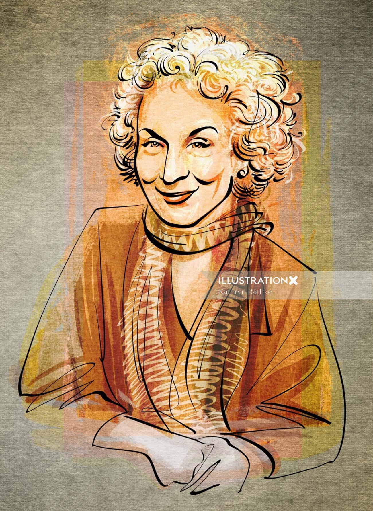 Portraiture of Margaret Atwood