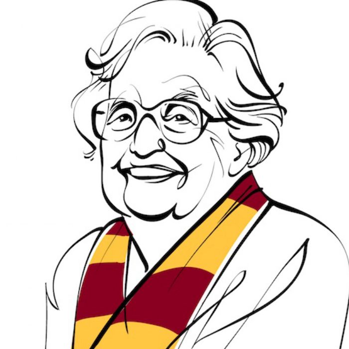 Gif animation of old woman