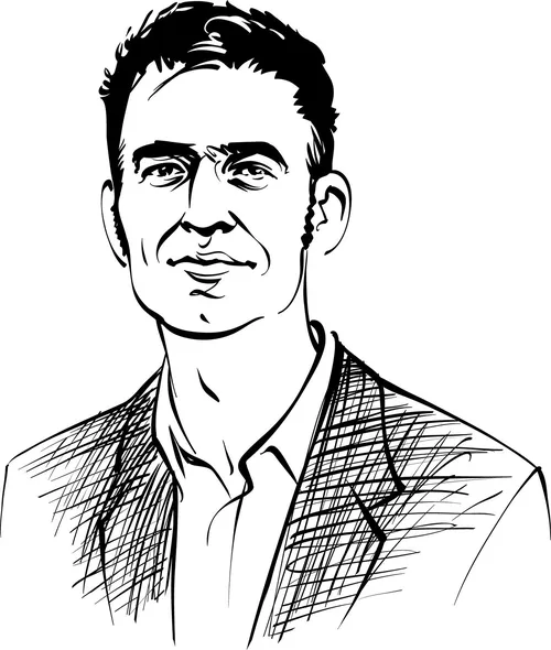 Man portrait illustration