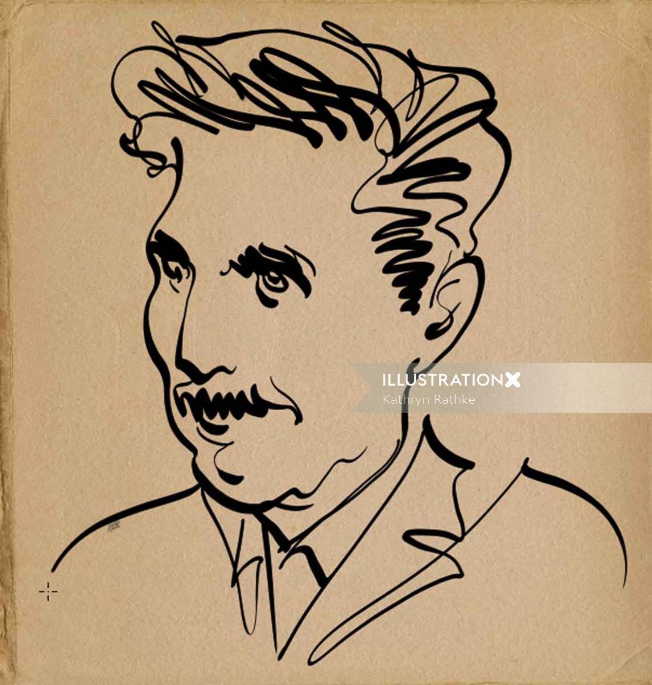 The Stranger Magazine George Orwell animation
