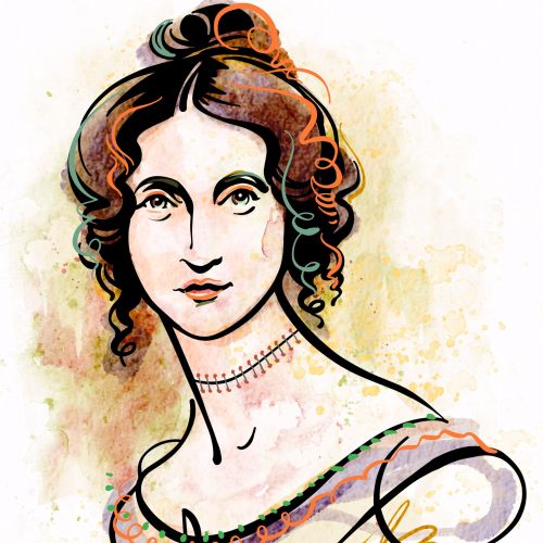 Portrait of a Novelist, Mary Shelley