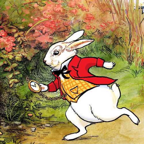 Graphic art image of rabbit

